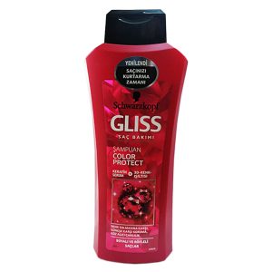 شامپو گلیس قرمز مخصوص موهای رنگ شده 525 میلCOLOR PROTECT gliss shampoo