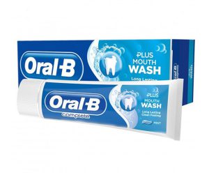 خمیر دندان اورال بی 75 میل مدل PLUS MOUTH WASH Toothpaste Oral-B