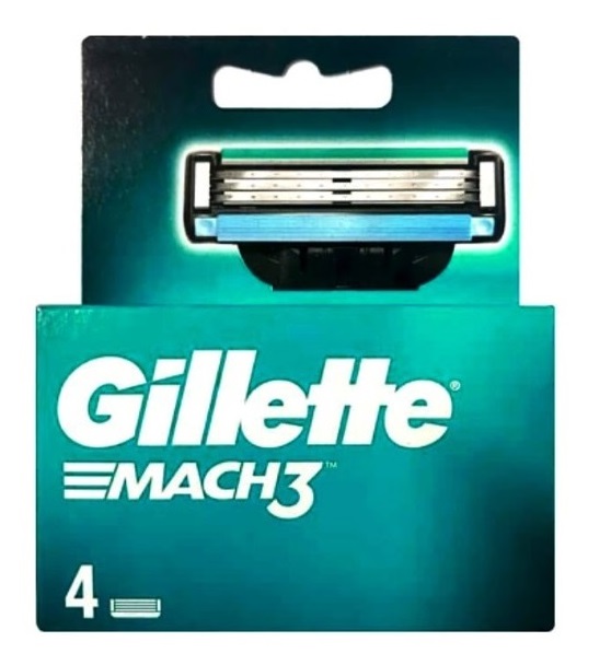 تیغ یدک اصلاح ژیلت مدل مچ تری Gillette Mach3 4Pcs