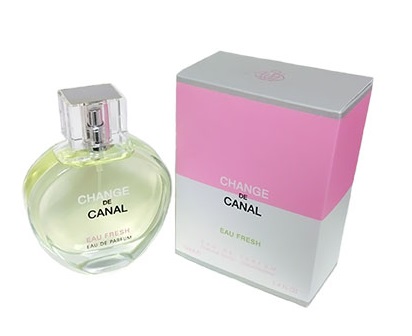 ادکلن چنج دی کانال چنس چنل زنانه فراگرنس ورد Fragrance world Change De Canal حجم100ml
